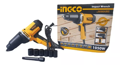 PISTOLA DE IMPACTO ELECTRICA INGCO UIW10508 DE 1/2 1050W, 2300RPM