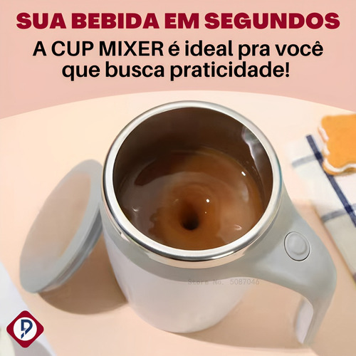 Imagem 2 de 9 de Caneca Magnética Cup Mixer Térmica Copo Automático Portátil