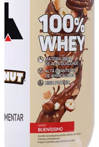 100% Whey Max Titanium X Dr. Peanut 900g Sabor Bueníssimo