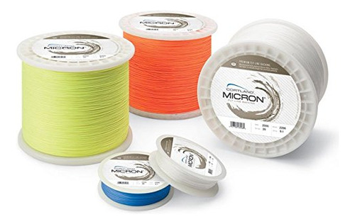 Cortland Fly Line Respaldo Micron 30 Lb Prueba Alta Naranja