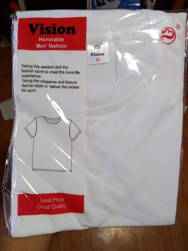 Camiseta Blanca Cuello Polo Manga Corta Talla Xl Pack 2 Unid