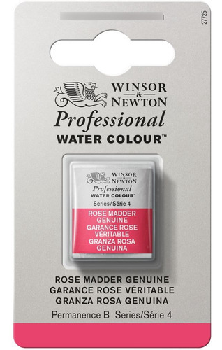 Tinta Aquarela Profissional Pastilha Rose Madder 587 S4 Wn