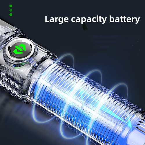 Linterna Led Linterna Recargable Duradera Con Zoom