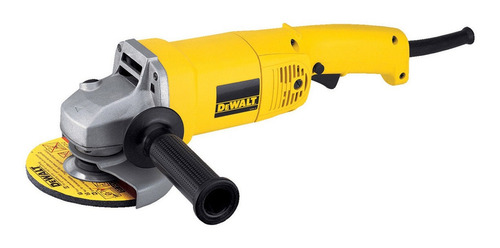 Amoladora angular DeWalt DW831 color amarillo 1400 W 230 V + accesorio