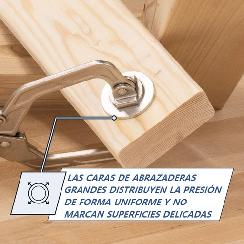 Imagen 6 de 10 de Prensa Carpintero Pinza 3 Pulgadas Automaxx Kreg Khc3 - Int