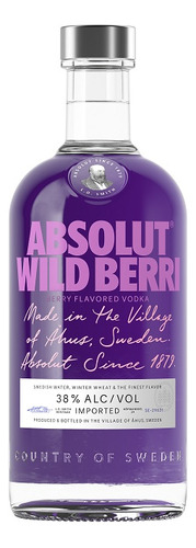 Vodka Absolut Wild Berri 700ml 38% Local A La Calle