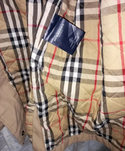 Campera Burberry Corte Barbour Hombre (Usado)
