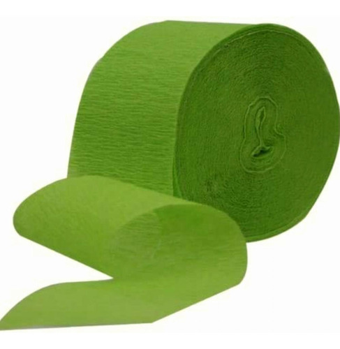 Amscan Party Perfect Plain Crepe Streamers Decorations, Kiwi