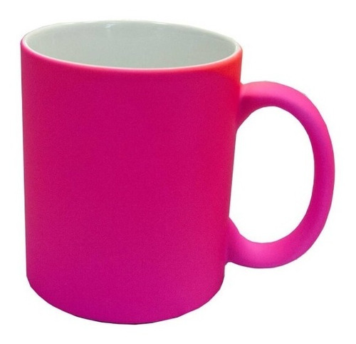 Taza Personalizada O Jarro Flúor Fucsia