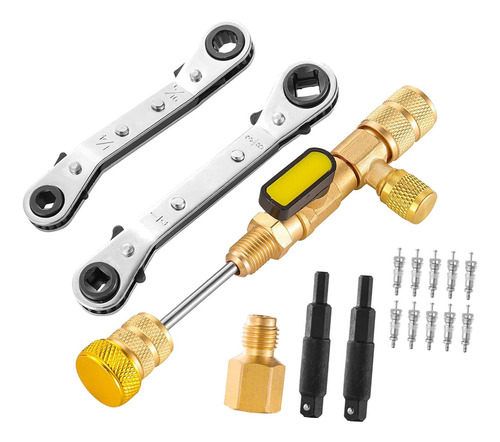 Valve Core Remover E Installer Tool Sae 1/4 Y 5/16 Llave De