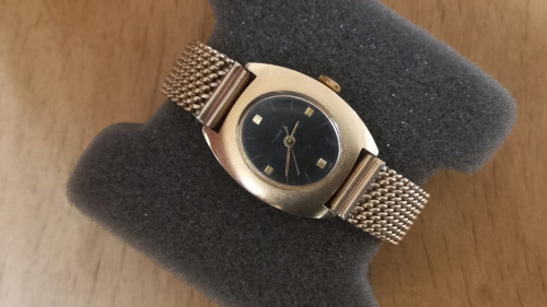 Relogio Antigo Timex Anos60 Bracelete Entrelaçado Plaq Ouro