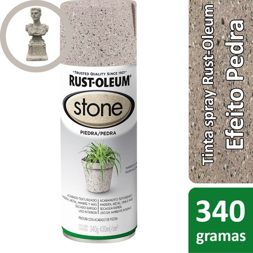 Spray Efeito Pedra Decorativo Escolha A Cor Rust Oleum