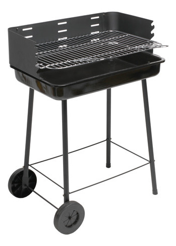 Asador De Carbon Con Parrilla De Altura Ajustable Resistente