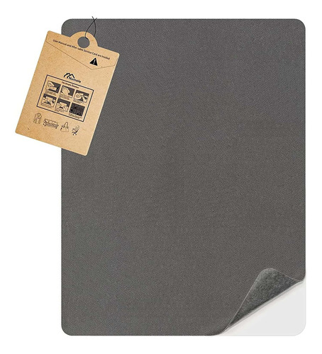 Parche Adhesivo Para Reparar Muebles Cuero Gris 20x28 Cm 