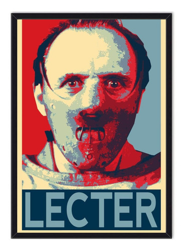 Cuadro Enmarcado - Póster Hannibal Lecter 