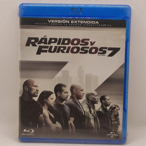 Rápidos Y Furiosos 7 Version Extendida/ Blu-ray / Tt2820852