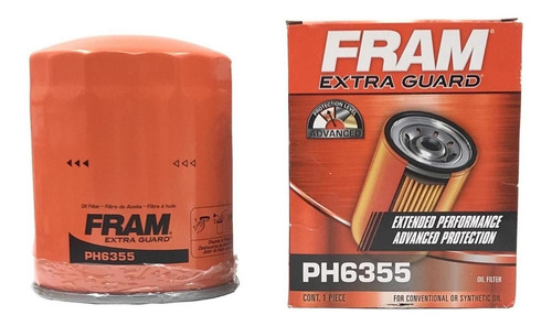 Filtro Aceite Fram Ph6355 Ford Ranger Bronco Mitsubichi