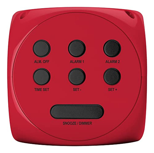Reloj Digital Con Alarma Dual Y Puertos Usb Para Carga