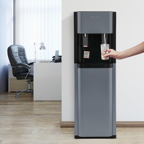 Dispensador De Agua Fría/caliente Con Sistema Oculto Gris