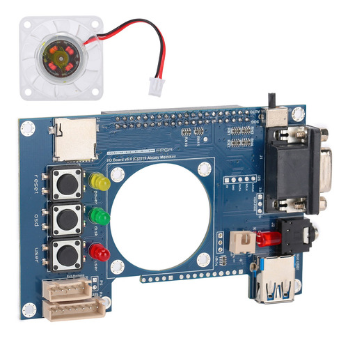 Io Board Analógico Vga Puerto Para Mister Fpga 3.5mm Auricul