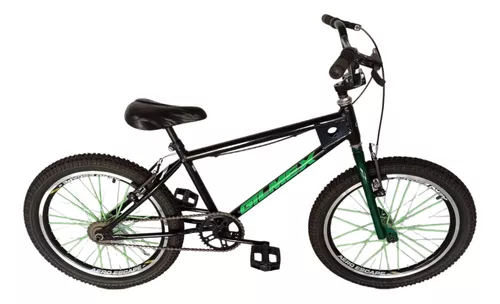 Bicicleta Aro 20 Menino Bmx Cross Freestyle Grau Infantil