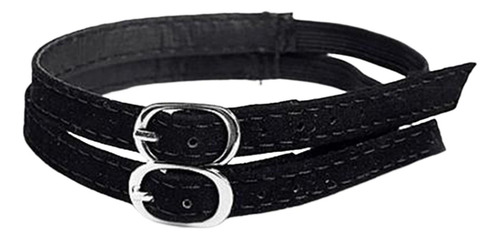3 Correa Para Zapatos De Gamuza Práctica Y Ante Negro