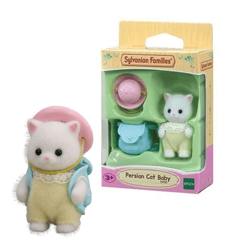 Sylvanian Families Mini Bebe Gato Persa Divertido Epoch 5456