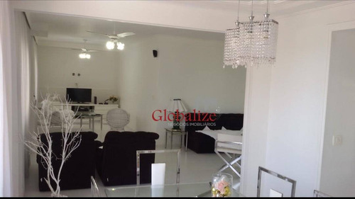 Apartamento Com 4 Dormitórios À Venda, 240 M² Por R$ 905.000,00 - Centro - Guarujá/sp - Ap0767