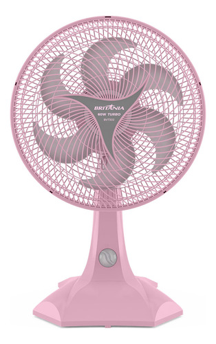 Ventilador Rosa Britânia Bvt302 Tecnologia Maxx 60w 220v