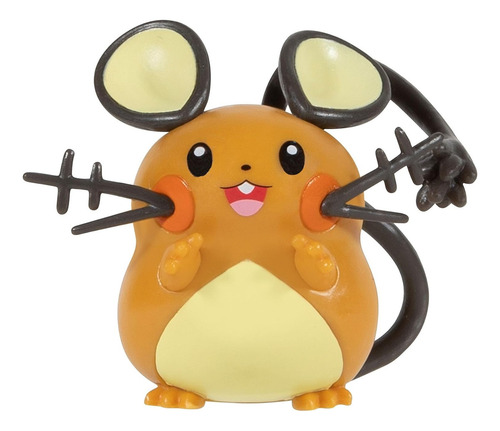 Pokemon Clip N Go Dedenne Con Amor Ball 4cm Jazwares