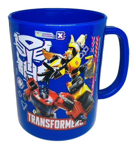 Taza Jarro Infantil Transformers Plástico