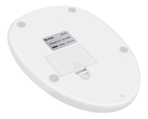 Imagen 3 de 4 de Báscula de cocina digital Steren MED-080 pesa hasta 5kg blanca