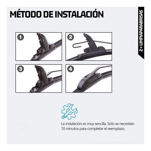 Par De Plumas Limpiaparabrisas Para Hyundai