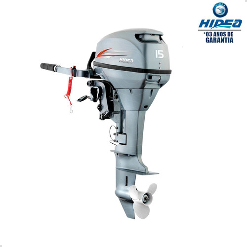 Imagem 1 de 4 de Motor De Popa Hidea 2 Tempos 15hp Fhs Pessoa Física