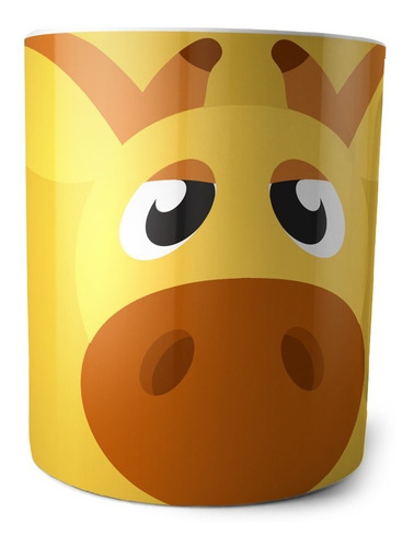 Caneca Personalizada Girafa - Animais - Cerâmica - 325ml