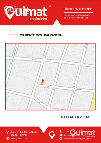 Imagen 7 de 12 de Terreno - Balvanera - Lideres En Terrenos - Guimat Propiedades