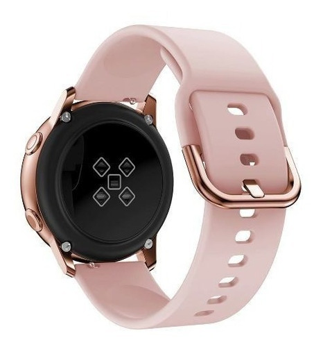 Pulseira Em Silicone Para Samsung Galaxy Watch Active - Rose