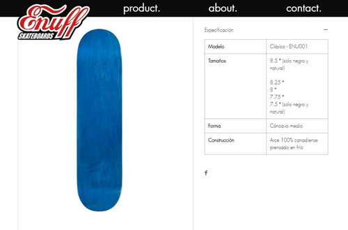 Tabla Skate Enuff Classic Fade Patineta Azul/rosa Remate