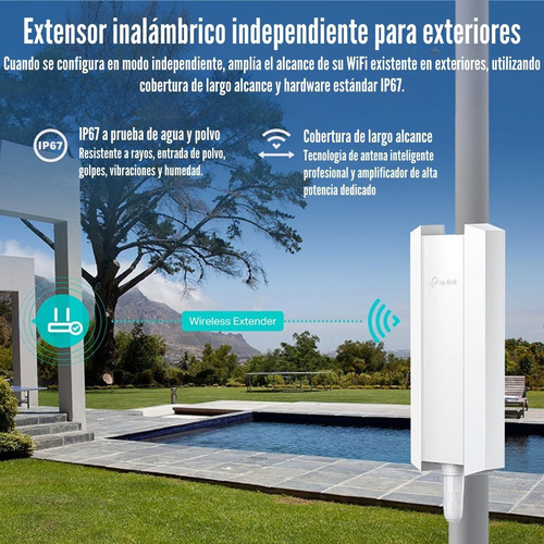P Access Point Tp-link Eap610-outdoor Ax1800 Mesh Dual Band