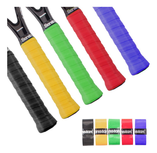 Senston Overgrips - Paquete De 5 Raquetas Para Tenis, Badmin