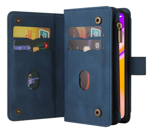 Compatível Com Capa De Couro Oppo A94 5g/a95 5g Com Fecho Ma