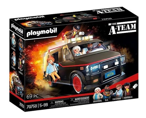 Figura Armable Playmobil The A-team Furgoneta Del Equipo A