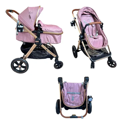 Coche Para Bebe  Moisés Con Cubrepies. Toldillo  Reversible