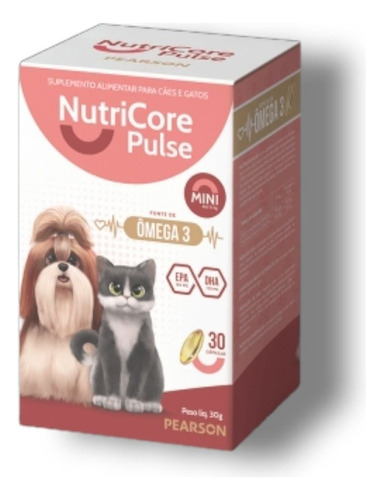Suplemento Alimentar Nutricore Pulse Mini - 30 Cápsulas
