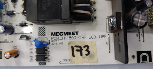 Fuente Pcb:ch1180d-2mf Philips 75pul6653/f8 (Usado)