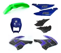 Comprar Kit 8 Plasticos Motomel Skua 150 Modelo Viejo Original Azul