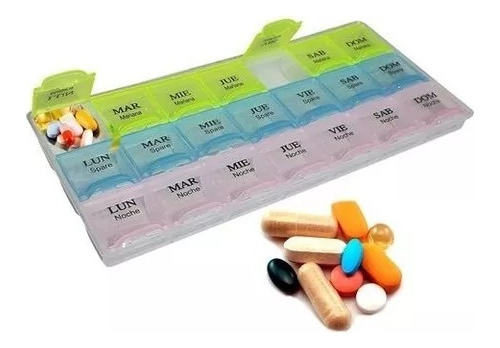 Pastillero Semanal X 3 Veces Al Dia Español