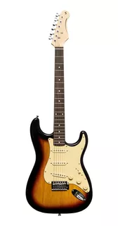 Guitarra Eléctrica Stagg Stratocaster Ses-30 Snb Tipo Squier