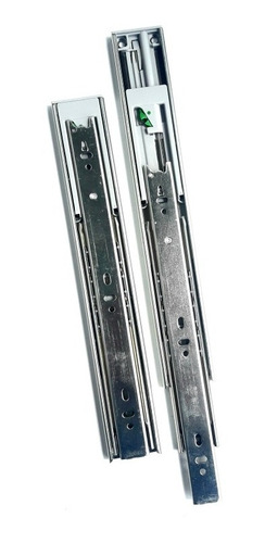 Riel Corredera Para Cajón Cierre Lento 45mm X 35cm X Par