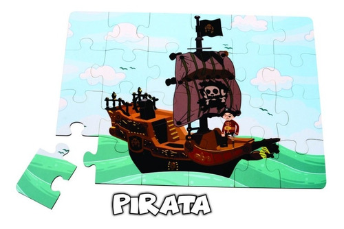 Quebra Cabeça 24 Peças - Pirata